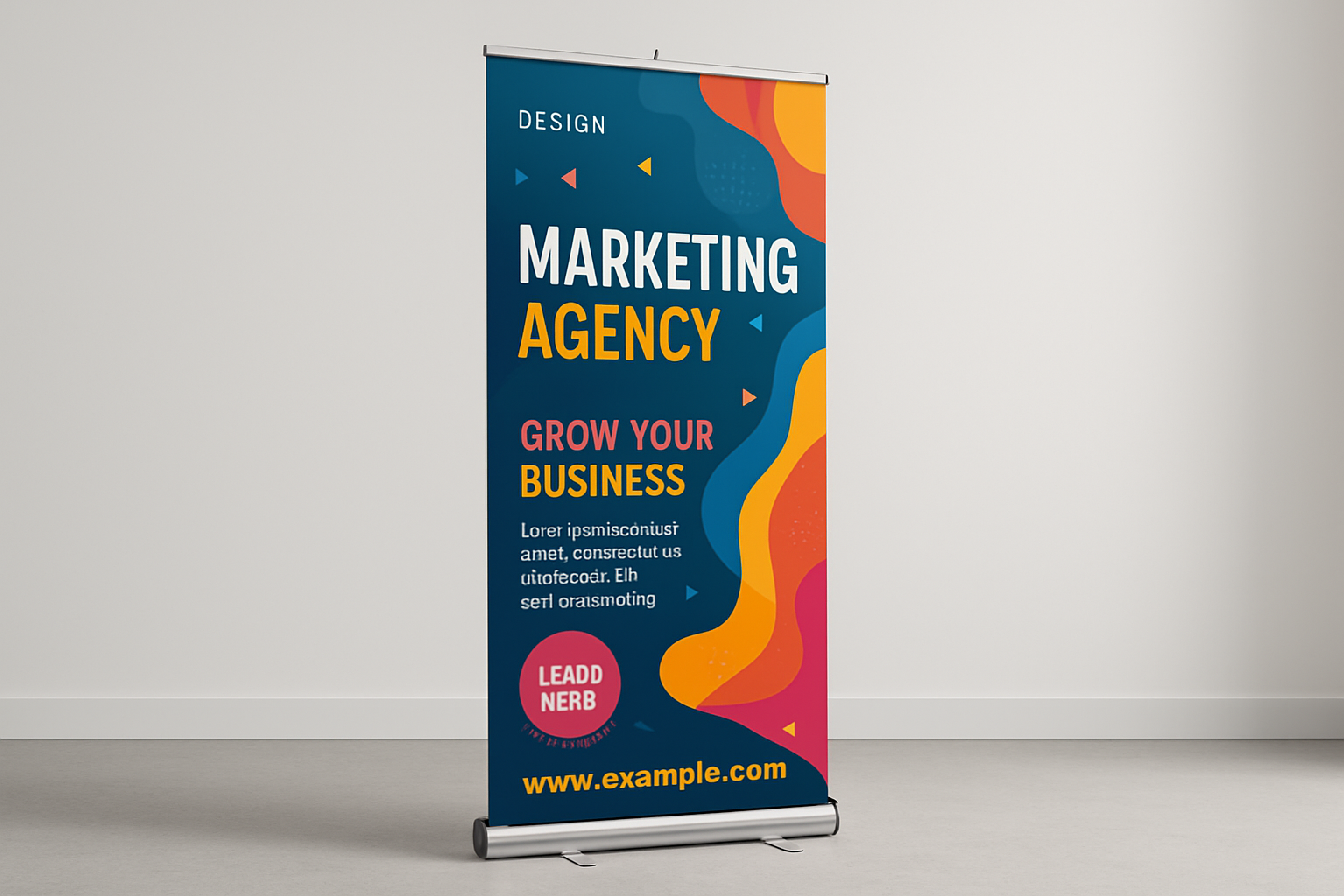 custom printed retractable banner